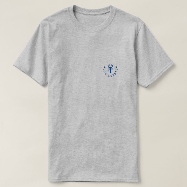 BLUE LOBSTER T SHIRT (Design framsida)