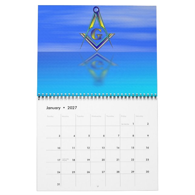BLUE LODGE-kalender Kalender (Jan 2027)