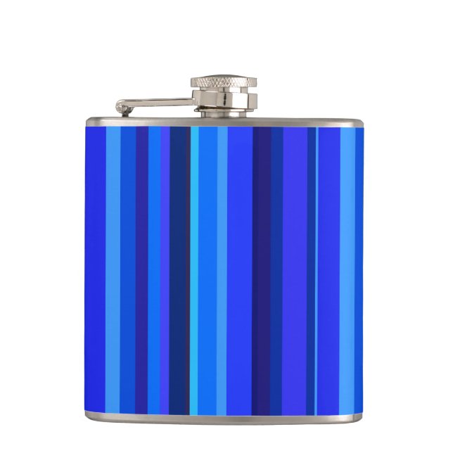 Blue lodrät rand fickplunta (Framsidan)