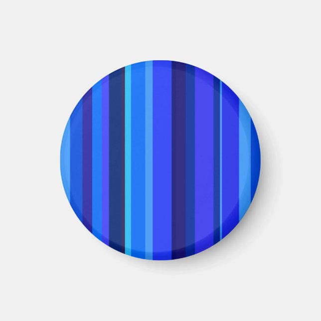 Blue lodrät rand magnet (Framsidan)