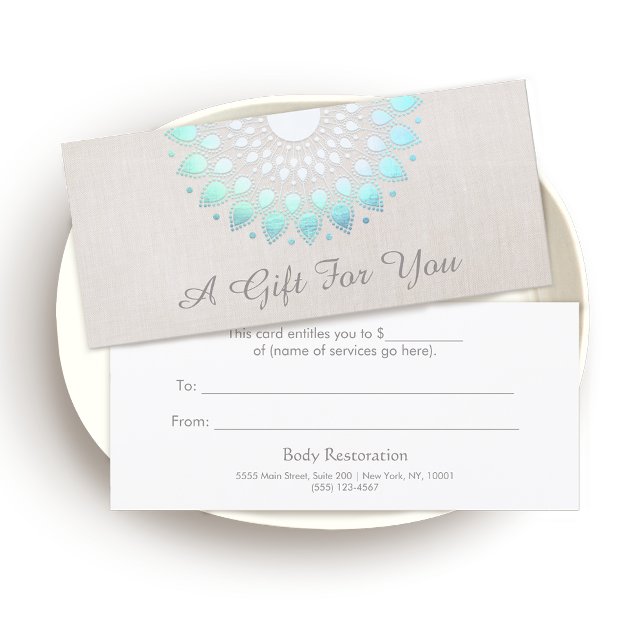 Blue Lotus Health and Hälsa Gift Certificate (Skapare uppladdad)