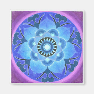 Blue Lotus Magnet