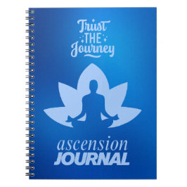 Blue Lotus Meditator - Ascension Journal Anteckningsbok