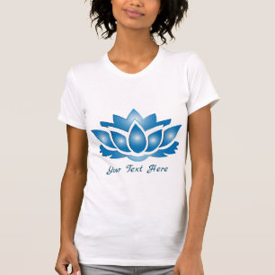 Blue Lotus Mind Body Spirit Personlig T-Shirt