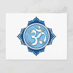 Blue Lotus Om Vykort