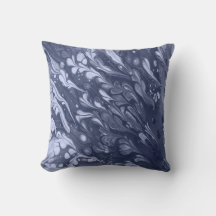 Blue löv mönster