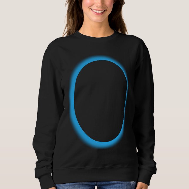 Blue Lunar Eclipse Moon Astronomy Space T Shirt (Framsida)