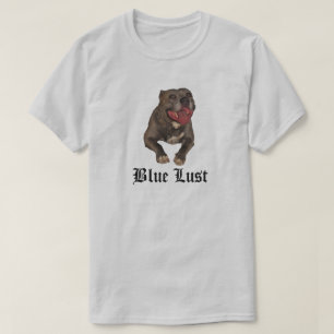 Blue Lust Pitbull Shirt T