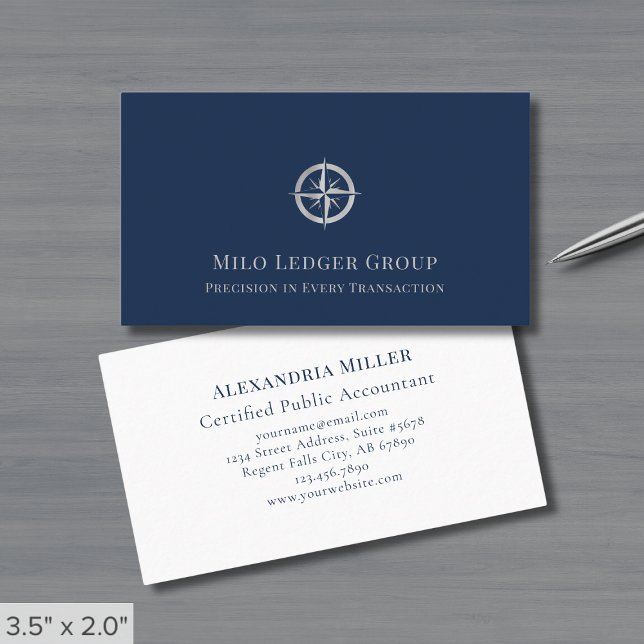 Blue Luxury-Logotyp Visitkort (Skapare uppladdad)