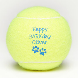 Blue Lycklig Barkday Birthday Pet Hund Leksak