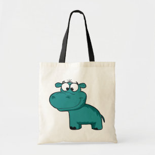 Blue Lycklig Hippo Tygkasse