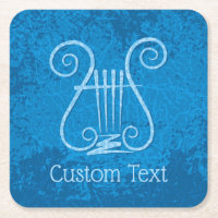 Blue Lyre Background