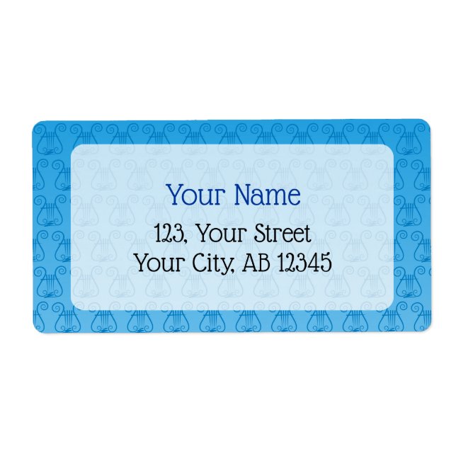 Blue Lyre Fraktsedel (Framsidan)