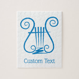 Blue Lyre Pussel