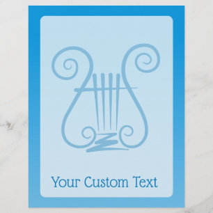 Blue Lyre Reklamblad