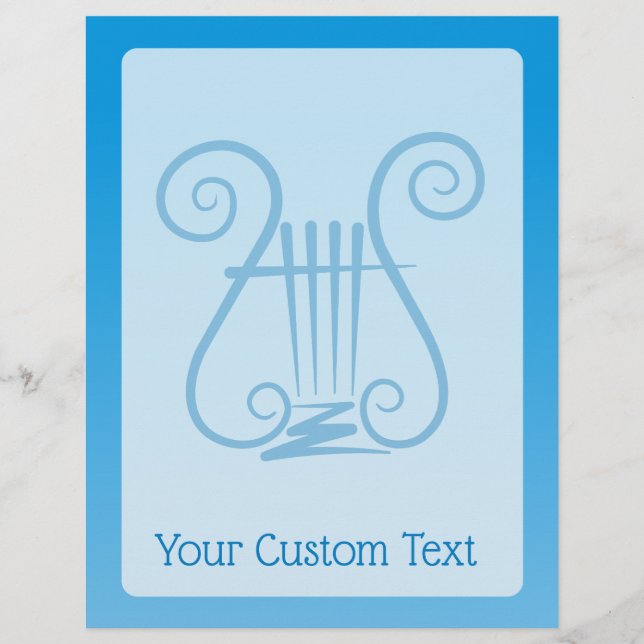 Blue Lyre Reklamblad (Framsidan)