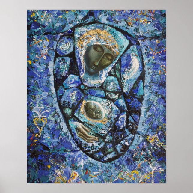 " Blue Madonna " Poster (Framsidan)