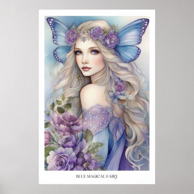 Blue Magic Fairy Poster (Framsidan)