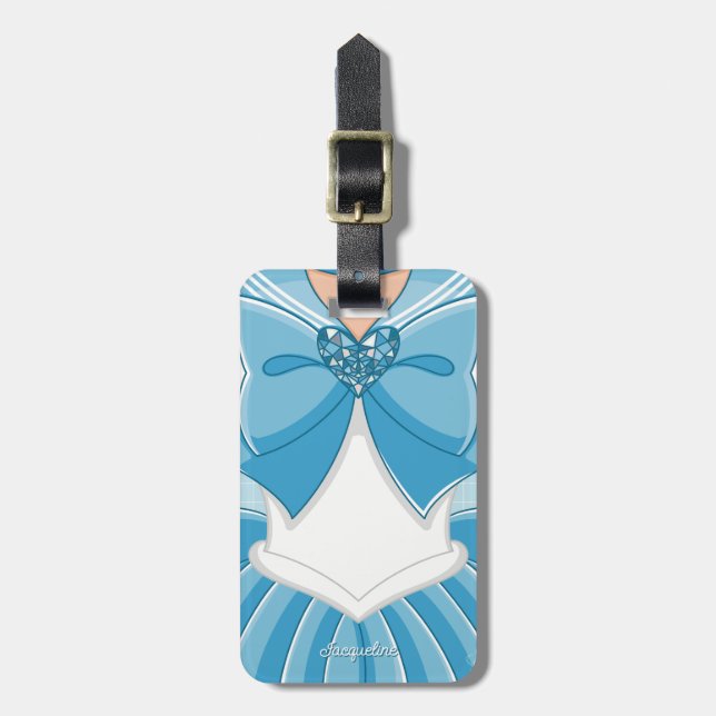 Blue Magical Girl  Bagagebricka (Vertikal Framsida)