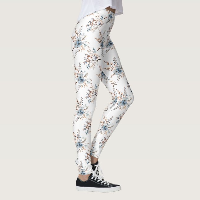 Blue Magnolia Leggings (Höger)