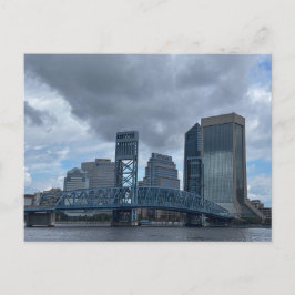 Blue Main Street Bridge Vykort