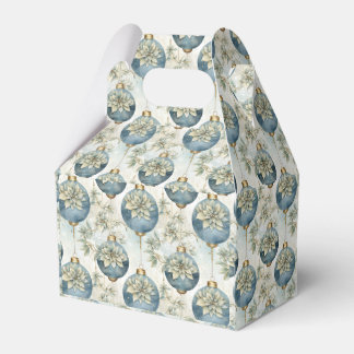 Blue Majesty Elegant Blue Guld Julsenor Presentaskar