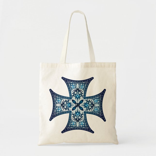 Blue Maltese Kor Tygkasse (Framsidan)
