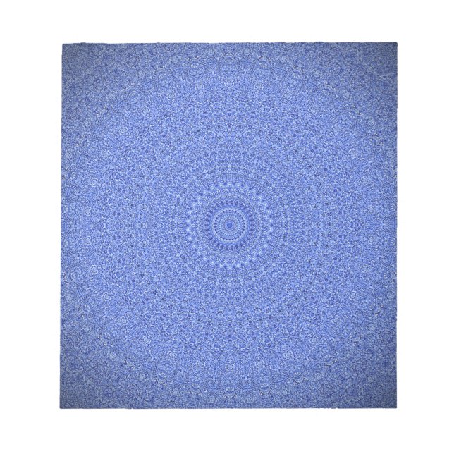Blue Mandala Anteckningsblock (Framsida)