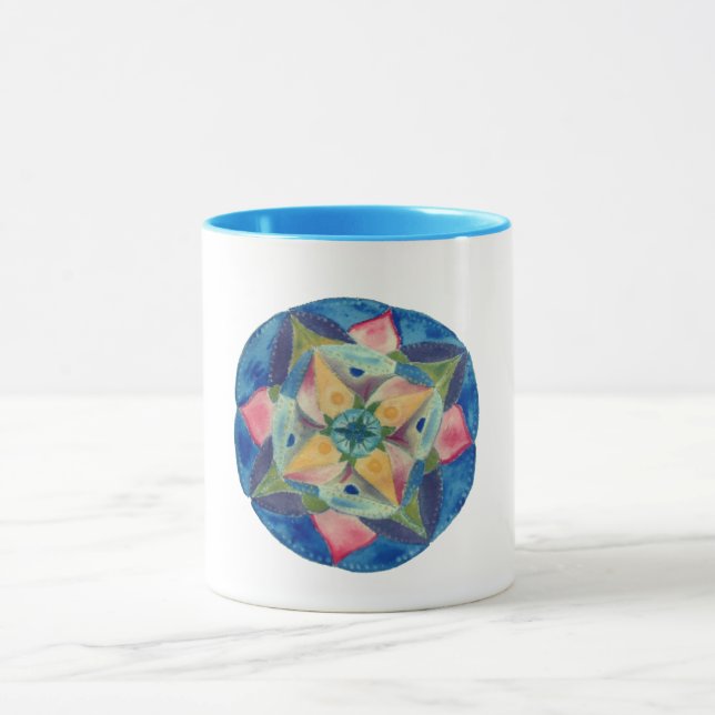 Blue Mandala Combo Mugg (Center)