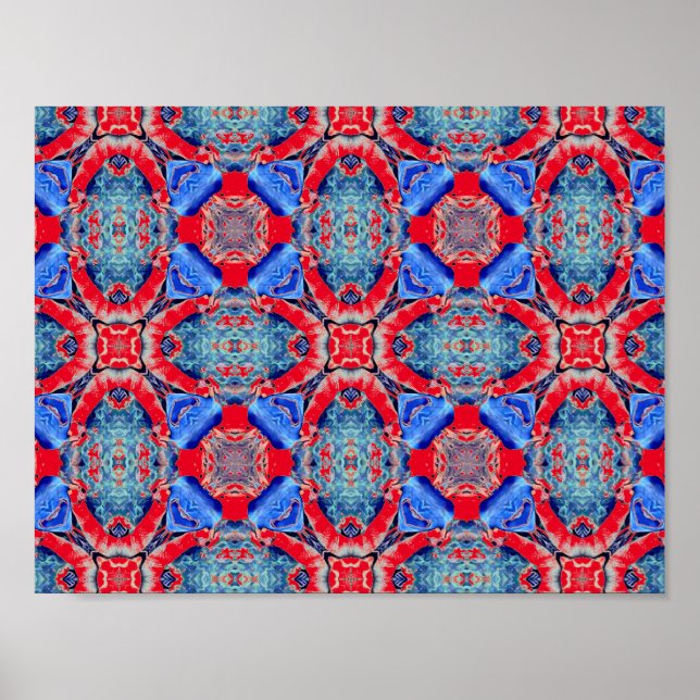 Blue mandala eart Thunder_Cove Poster (Framsidan)