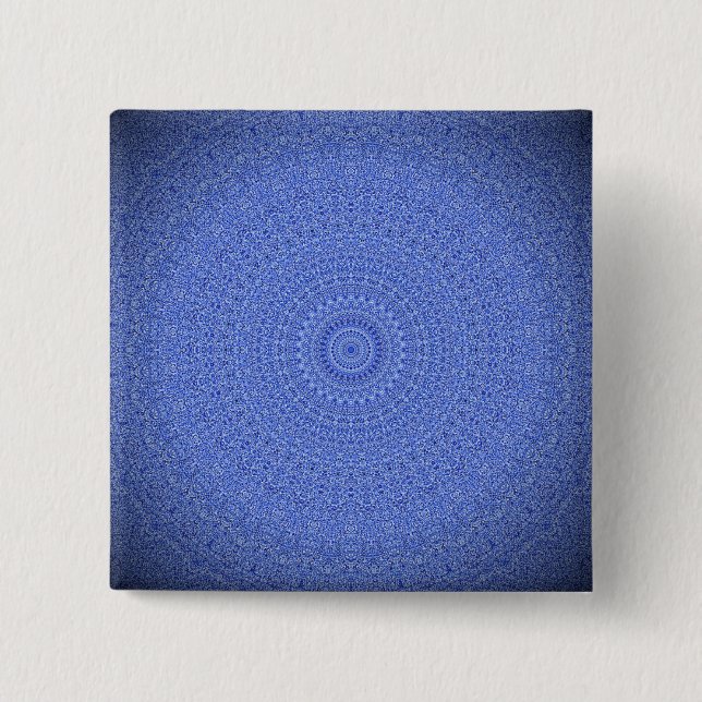 Blue Mandala Knapp (Framsida)