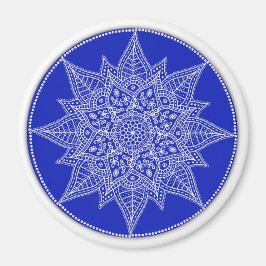 Blue Mandala Magnet