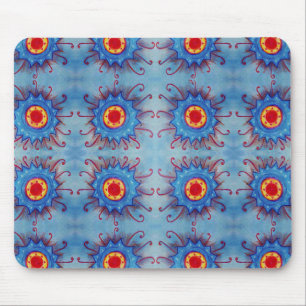 Blue mandala Mousepad Musmatta