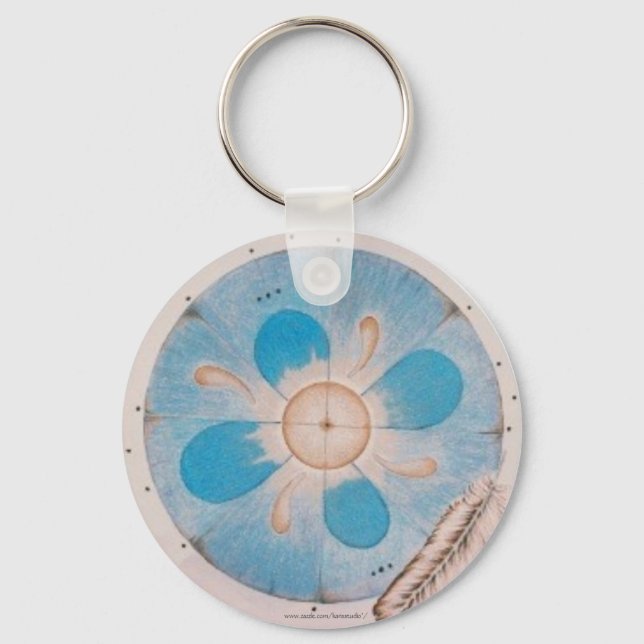 Blue Mandala, nyckelkedja Nyckelring (Framsida)