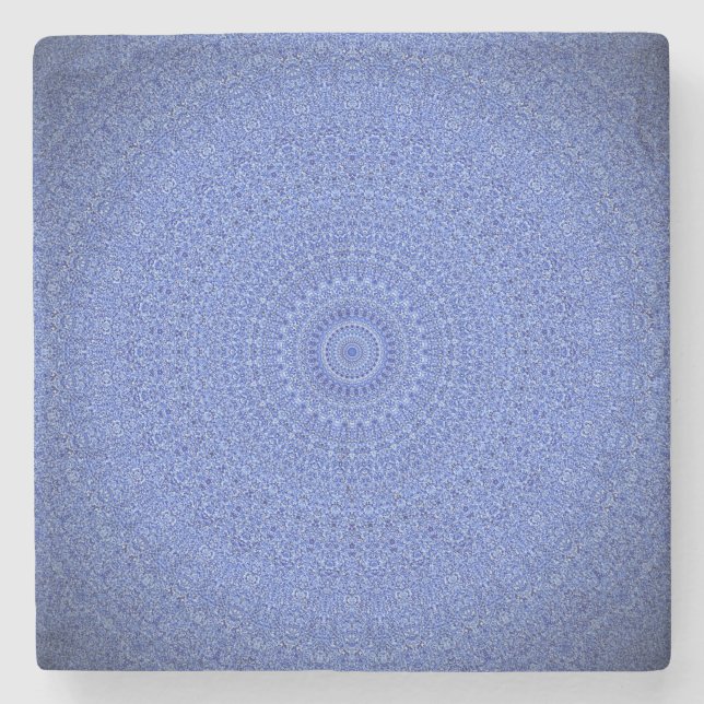 Blue Mandala Stenunderlägg (Framsidan)