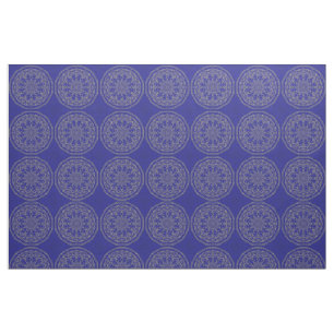 Blue Mandala Tyg