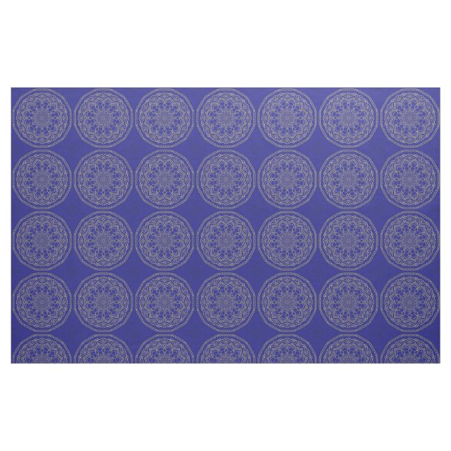 Blue Mandala Tyg (Fat Quarter)