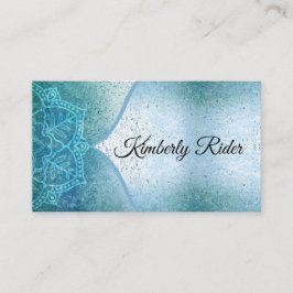 Blue Mandala Visitkort