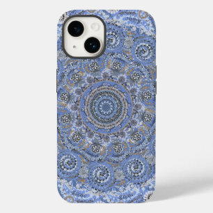 Blue Mandala with Beach Sea Life Ord
