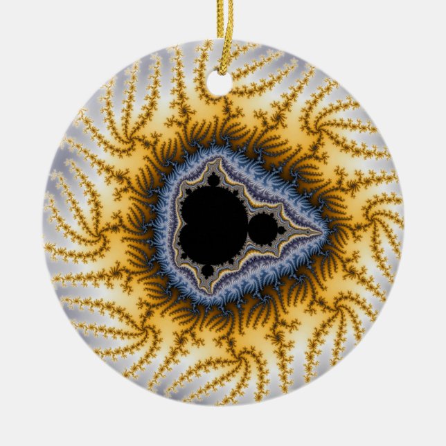 Blue Mandel jul Ornament (Framsidan)