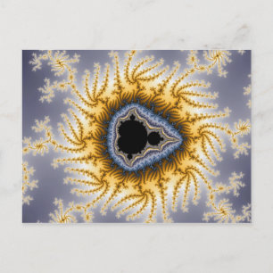 Blue Mandelbrot - Fractal vykort