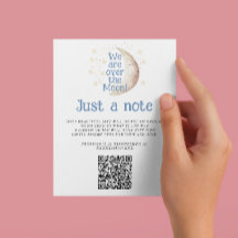 Blue Måne Bara en anteckningsbabyskare