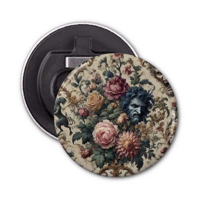 Blue Måne Grimoire - Gothic Victorian Flasköppnare (Framsidan)