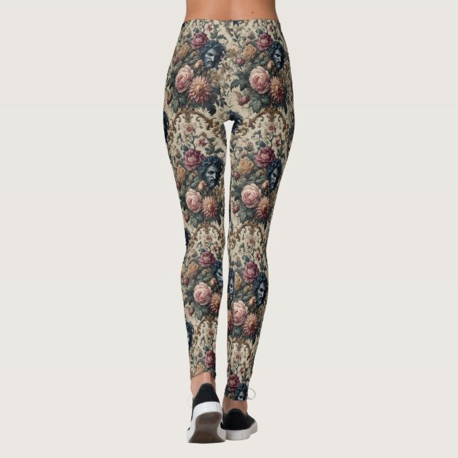 Blue Måne Grimoire - Gothic Victorian Leggings (Baksida)