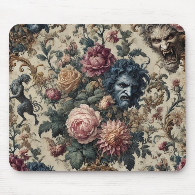 Blue Måne Grimoire - Gothic Victorian Musmatta (Framsidan)