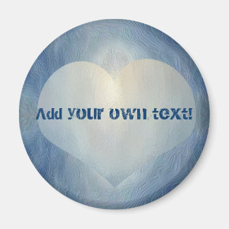 Blue måne hjärta magnet
