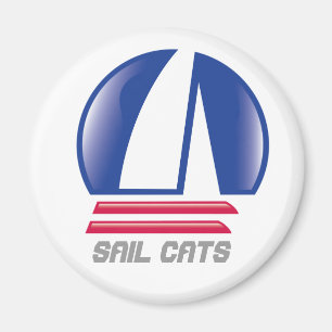 Blue Måne_Pontoon Tävla_SAIL CATS Magnet