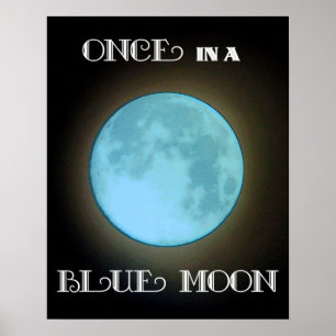 Blue Måne poster