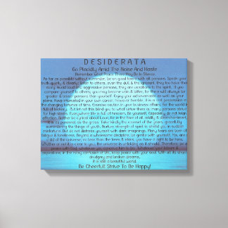 Blue Måne Stigning på Canvas