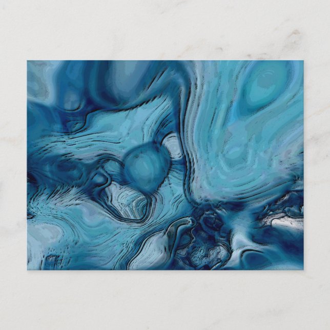 Blue Måne Vykort (Framsida)